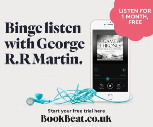 BookBeat expanded in 2017 and launched in two new markets, including the U.K. With the launch, BookBeat adapted its Swedish marketing styles to work with the U.K. market, such as here with A Game of Thrones.